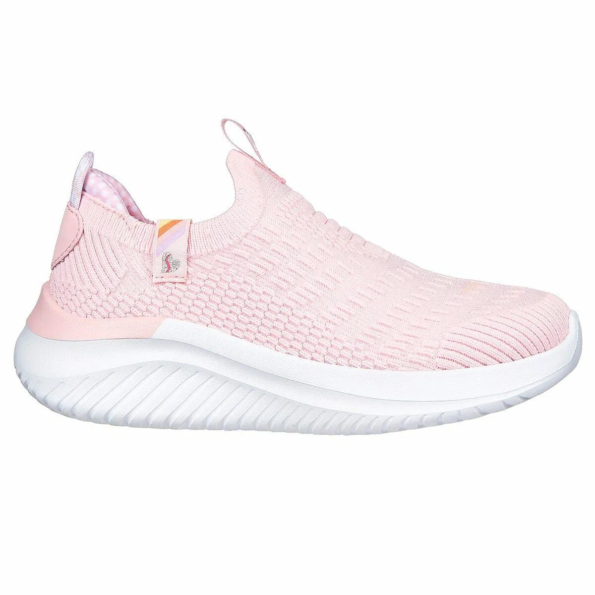 Skechers Kids Unisex Light Pink Sports Sneakers